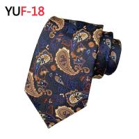 ราคา เงินสีฟ้าสีเขียว Paisley Cashew ดอกไม้ลายสก๊อตผูกเน็คไทสำหรับชายผ้าไหมเน็คไทล์แต่งงานแฟชั่นการออกแบบเนคไทแบบทางการ (7744004004)