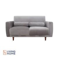 ราคา ผ่อน 0 Livinghome FurnitureMall โซฟา 2 ที่นั่ง สไตล์มินิมอล ผ้ากำมะหยี่ เบาะนั่งนุ่มสบาย รุ่น SANFRAN ฟรี หมอนอิง สีครีม สีเทา สีชมพู (14112065876)