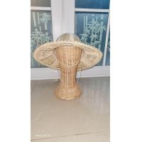 ราคา หมวกใบตาลถักขอบลายสวยงามแบบปีกสั้น (20614485507)