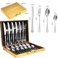 ราคา AG TABLEWARE ชุดช้อนส้อม24ชิ้น ช้อนเกาหลี cutleryset ช้อนส้อม ช้อนส้อมเกาหลี ชุดช้อนส้อมสแตนเลส ชุดช้อนส้อมมีด มี 2 แบบ (17958119662)