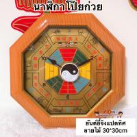 ราคา นาฬิกาฮวงจุ้ย ยันต์8ทิศ 12นักษัตร สีไม้ โป๊ยก่วย เครื่องราง กระจกแปดเหลี่ยม ยันต์แปดทิศ นาฬิกาโป๊ยก่วย เข็มทิศฮวงจุ้ย (9680639594)