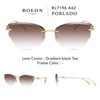 ราคา Bolon แว่นกันแดด POBLADO BL7196 แว่นของญาญ่า กรอบ Rimless ทรง Cateye FW23 (21019188941)