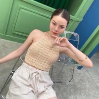 ราคา ? ? ? Knitwear top 320 ฟรีส่ง สวยสับคะ เสื้อถัก ไปคาเฟ่ สวยมากกก รุ่นนี้ผลิตยากมากๆคะ คล้องคอ ผูกหลัง เว้าหลัง (17647891217)