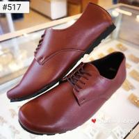 ราคา Classic รุ่น517 รองเท้าลูกเสือ แม่เสือ คัชชูสีน้ำตาล ถูกระเบียบ เบอร์ 36 42 (449440715)