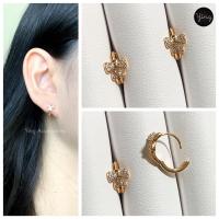 ราคา NEW ต่างหูห่วงเล็กเพชรรูปโบว์จิ๋วน่ารัก ขนาดห่วง 7 mm (16333351633)