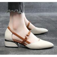 ราคา fengmang รองเท้าแตะส้นตึกแสนสบาย รองเท้าแตะส้นตึกสี 5 ซม (19192156594)