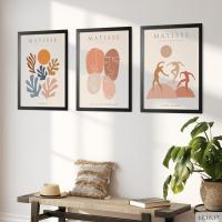 ราคา ภาพ Matisse ตกแต่งบ้าน เซต 3 ภาพ พร้อมกรอบดำ รับประกันคุณภาพด้วยเทคนิคจากประเทศอิตาลี (19418144161)