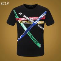 ราคา Dsquared2 Summer New Men Women 100 Cotton Casual Fashion Trend Dsq2 Printed Letter Round Neck T Shirt Boyfriend Gift D2 821 (16153049633)