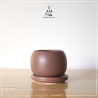 ราคา กระถางเซรามิกทรงกลม ปากเล็ก มินิมอล (16170339071)
