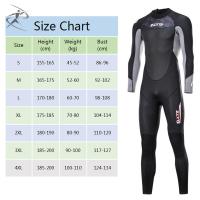 ราคา ชุดดำน้ำอุ่นหนา 3 มม Wetsuit สำหรับผู้ชายเหมาะสำหรับการว่ายน้ำ ดำน้ำลึก ดำน้ำตื้น โต้คลื่น ชุดดำน้ำชาย (18069283323)