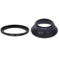 ราคา 43mm to 49mm Metal Step Up Filter Ring Adapter with 49mm 52mm 55mm 58mm 62mm 67mm 72mm 77mm Metal Adapter Mount Set (17994873688)