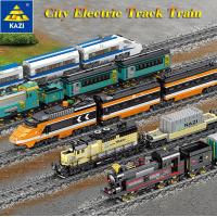 ราคา KAZIเมืองรถไฟไฟฟ้าติดตามรถไฟเด็กอาคารบล็อกLegoeเข้ากันได้เด็กของขวัญของเล่น98223 98227เทคนิคแบตเตอรี่ขับเคลื่อนความเร็วรถไฟ (5052848124)