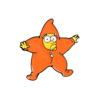 ราคา ป้ายเคลือบการ์ตูนแนววินเทจขี้เล่นทำจากไม้ซิมป์สันคอลเลกชันลายซิมป์สันลิซ่า Marge Homerj Simpson ขาปก (19773048914)