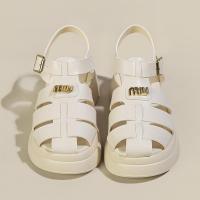 ราคา Sandals รองเท้าแตะพื้นหนา รองเท้าแตะผูกเชือก รองเท้าลำลอง รองเท้าสตรี หรูหราไฮโซสุด สวมใส่สบาย (20110560046)