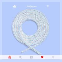 ราคา HIPHI สายเกลียวชุบโลหะป้องกันสายไฟ1 5ม เชือกพันป้องกันสายข้อมูล สายเกรียว สายถนอมสายชาร์จ เเละ หูฟัง หลายสี (20488689089)