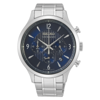 ราคา Karnvera Shop นาฬิกาข้อมือผู้ชาย Seiko Chronograph SSB339P1 Analog Quartz Mens Watch (8445559906)
