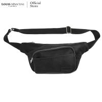 ราคา Louis Montini JOHNNY กระเป๋าคาดอก หนังแท้ทั้งใบ กระเป๋าคาดอกผู้ชาย หนังวัวแท้ Genuine leather belt bag BCG12 (21158209601)