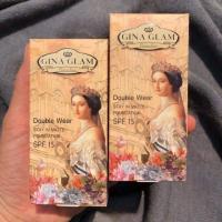 ราคา รองพื้น เนื้อแมท Gina Glam Double wear stay in matte foundation รหัส G45 (21225198298)
