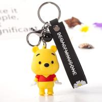 ราคา Disney ตุ๊กตาพวงกุญแจการ์ตูน Disney Figurine Key Winnie The Pooh Bear Stitch Mickey Mouse Tigger Donald เป็ดจี้ของขวัญ (16402893598)