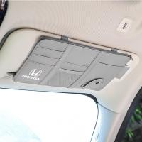 ราคา กล่องเก็บของในรถยนต์กล่องใส่แว่นตากระเป๋าหนังมีที่บังแดดสำหรับ Honda Civic Accord Fit City Vezel CRV Odyssey Pilot Jazz Prelude (13395355981)