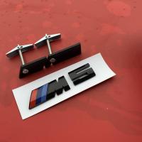 ราคา Flightcar BMW กระจังหน้ารูป M โลโก้1ชุด3ชุดสติกเกอร์320 525Li 5ชุดด้านหน้าโลโก้ M สีดำ (18490277797)