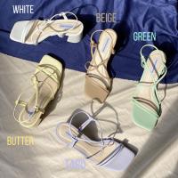 ราคา พร้อมส่งทุกสีค่ะ Millie รองเท้าส้นตัน 2 5นิ้ว มาใหม่มี5สี (2564364187)