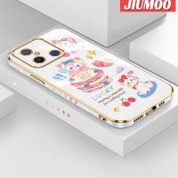 ราคา เคส JIUMOO สำหรับ Xiaomi Redmi 12C 12 A1 A2 Y2 S2 POCO C55 F5โปรการ์ตูนน่ารักเค้ก Lina ดีไซน์ใหม่เคลือบหรูหราขอบสี่เหลี่ยมเคสมือถือเปลือกซิลิโคนแบบนุ่มป้องกันเลนส์กล้องเคสกันกระแทก (20817583435)