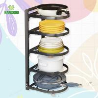 ราคา HANGROO H680 ชั้นวางหม้อ ชั้นวางกระทะ ชั้นวางเครื่องครัว ชั้นวางของในห้องครัว ชั้นวาง สแตนเลส (15315561360)