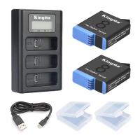 ราคา KingMa GoPro Hero 8 Battery Gopro 7 6 5 Gopro Charger และแท่นชาร์จแบบ 3 ช่องชาร์จ ยี่ห้อ KingMa battery (1607880303)