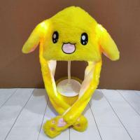 ราคา หมวกดุ๊กดิ๊ก รุ่นมีไฟ วิธีเปิดไฟดูรูปสุดท้าย สวิตอยู่ข้างที่บีบ ดึงพลาสติกกั้นถ่านออกก่อนใช้งาน หมวกหูกระดิก บีบหูกระดิก Tik Tok (21081417401)