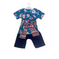 ราคา ชุดไทยเด็ก ชุดดอกม่อฮ่อม พร้อมผ้าคาดเอว ชุดดอกสงกรานต์ พร้อมส่ง (18342002973)