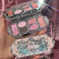 ราคา Flower Knows Swan Ballet Eyeshadow Delicate Matte Glow Shimmer Waterproof 6 Color Glitter Eye Shadow Palette Beauty Cosmetics (20682010201)