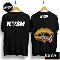 ราคา เสื้อยืด KUSH Angel Kiss เสื้อยืดผ้าฝ้าย 100 แขนสั้น ใบเมเปิ้ลแดง และปากสีผีเสื้อใบไม้สีลิปสติก สีพิมพ์ลาย Original Design ลำลอง ราคาดี ใส่ได้ทั้งชายและหญิง (20721045179)