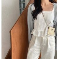 ราคา กระเป๋าสะพายข้าง สีเงิน หรูหรา ออกแบบโดยแบรนด์เกาหลี กระเป๋าหนังPU กระเป๋าใส่ของเล็กๆ (19569405492)