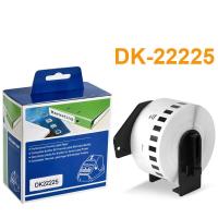 ราคา ป้ายเทปพิมพ์อักษร เทียบเท่า Brother DK22225 DK 22225 สำหรับเครื่องพิมพ์รุ่น Brother QL 550 QL 570 QL 580N QL 700 QL 720NW QL 800 QL 820NWB ขนาด 38มม x 30 48ม (7763699592)