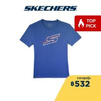 ราคา Skechers สเก็ตเชอร์ส เสื้อยืดแขนสั้นผู้ชาย เสื้อกีฬา Men Performance Running Short Sleeve Tee SP22Q4M418 01G9 (18326792228)