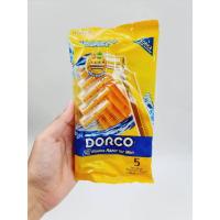 ราคา ใบมีดโกนพร้อมด้าม Dorco ใช้โกนหนวดตัดขนหนวด แพค 5 ด้าม อุปกรณ์ตัดผม (21199242642)