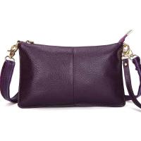 ราคา Genuine Leather Shoulder Bags for Women Cowhide Designer Day Clutch Messenger Bag Fashion Women Leather Wristlet Handbags 224 (117871437)