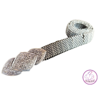 ราคา เข็มขัดออเจ้า เข็มขัดเจ้าสาวชุดไทย สีเงินรมดำ วิจิตรงดงาม เหมาะกับกุลสตรีไทย (8805094049)