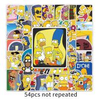 ราคา พร้อมส่ง Vintage Classic Cartoon The Simpsons Sticker 50แผ่น พีวีซี กันน้ำ สติ๊กเกอร์ (18130756421)