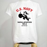 ราคา เสื้อ ทหาร U S Navy ผ้า บาง 50คอกลมสีขาวชายหญิง (10526906682)