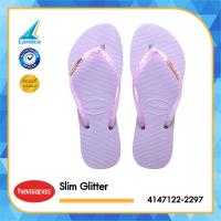 ราคา Havaianas Collection ฮาวายานัส รองเท้าแตะ รองเท้าผู้หญิง รองเท้าแตะผู้หญิง Slim Glitter 4147122 PP PI 990 (16486037347)