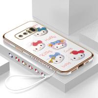 ราคา Hontinga เคสโทรศัพท์ Samsung Galaxy Note 9 Note 8 S9 Plus S9 เคสการ์ตูนน่ารัก Hello Kitty ชุบโครเมี่ยมสุดหรูนิ่มเคสโทรศัพท์ TPU สี่เหลี่ยมคลุมทั้งหมดป้องกันกล้องเคสยางสำหรับเด็กผู้หญิง (18860248580)