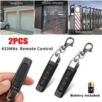 ราคา 433MHZ Remote Control Garage Gate Door Opener Remote Control Duplicator Clone Cloning Code Car Key 2PCS (19805601706)
