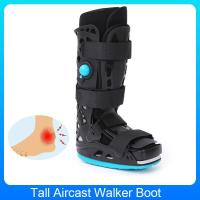 ราคา ส่งจากกรุงเทพ ระดับการแพทย์ เฝือกอ่อนข้อเท้า เฝือกข้อเท้าแบบยาว ถุงลมนิรภัย ถอดออกได้ พื้นรองเท้ากันลื่น Aircast Walking Boot (21145438183)