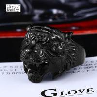 ราคา Lkyou แฟชั่นผู้ชายสไตล์พังก์เหล็กหัวเสือแหวนแหวนเครื่องประดับ (1141180912)
