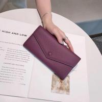 ราคา Smart King New Cowhide Long Wallet For Women Large Capacity Wallets Genuine Cow Leather Purses Envelope Slim Clutch Phone Purse (15432359073)