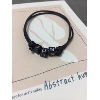 ราคา COD กำไลเชือก คอตตอน พร้อมจี้ตัวอักษรฟรี 3 ตัว (19715160169)