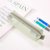 ราคา ตาข่ายโปร่งใสดินสอ MUJI สไตล์ปากกากระเป๋าดินสอความจุสูง INS ง่ายสำหรับสอบอุปกรณ์สำนักงานโรงเรียน (20596232257)