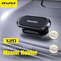 ราคา Awei X20 MINI Strip Shape ที่วางโทรศัพท์ในรถยนต์แม่เหล็ก ที่วางโทรศัพท์ ที่วางโทรศัพท์ ที่วางโทรศัพท์แม่เหล็กแบบหมุนได้ 360 องศา ขาตั้ง Gps สำหรับโทรศัพท์มือถือทั่วไป อุปกรณ์เสริม (9878535713)